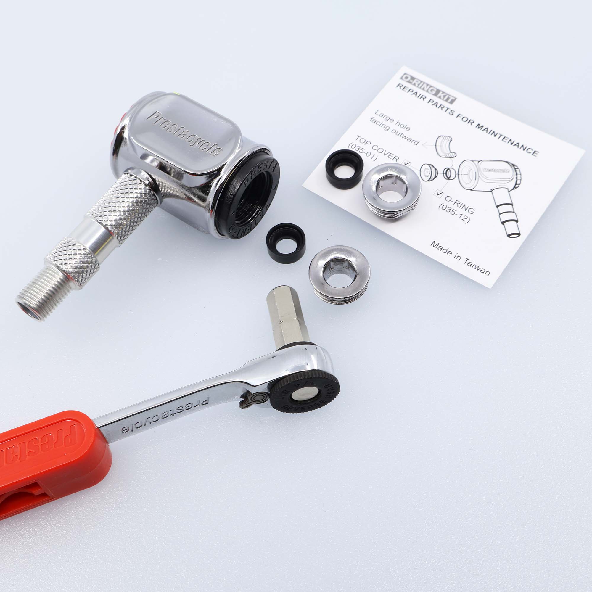 Prestaflator Pro Presta Head Rebuild Kit - Prestacycle EU