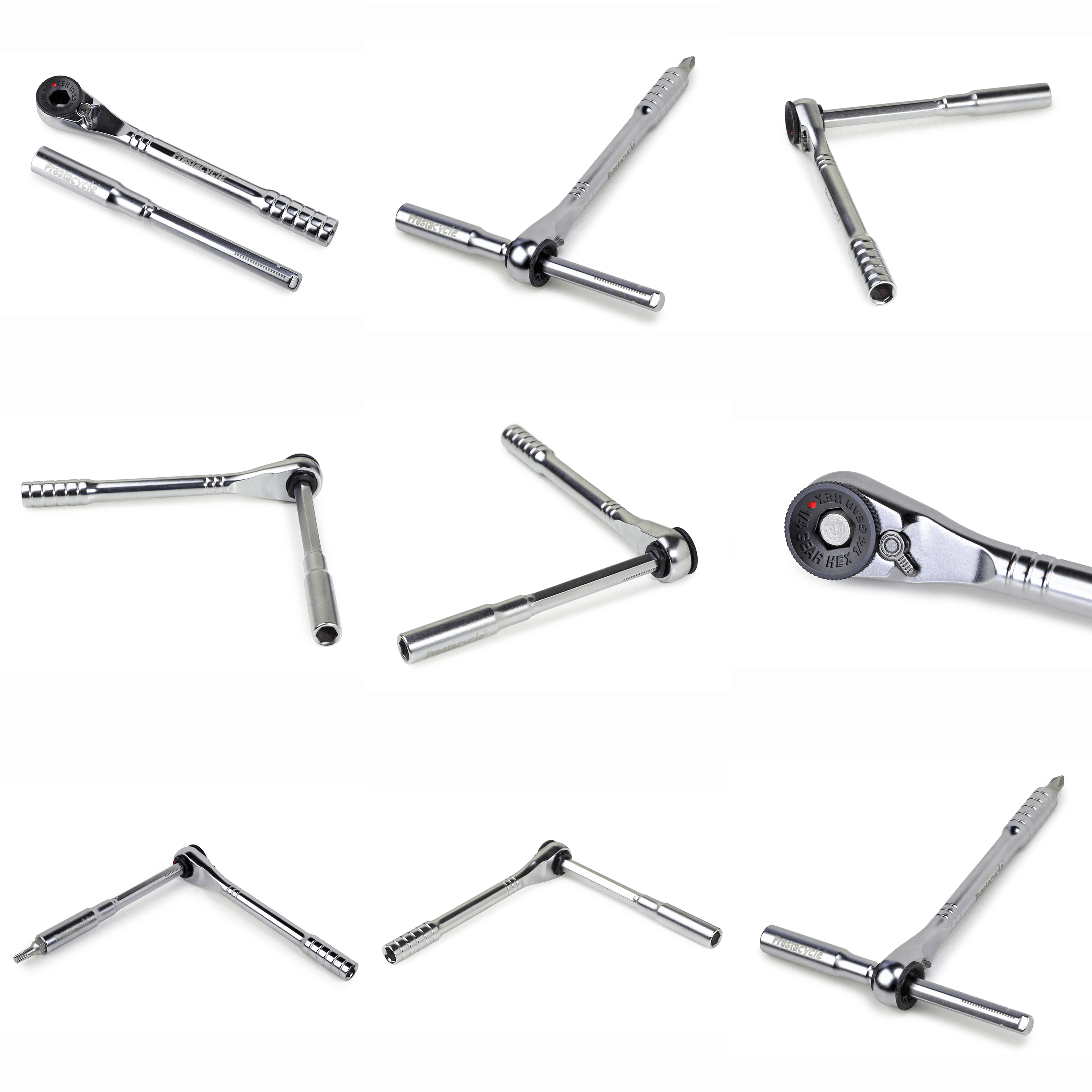 PrestaRatchet T-Handle Ratchet - 3 way Ratchet and T-Handle Tool set (Ratchet and Extension only) - Prestacycle EU