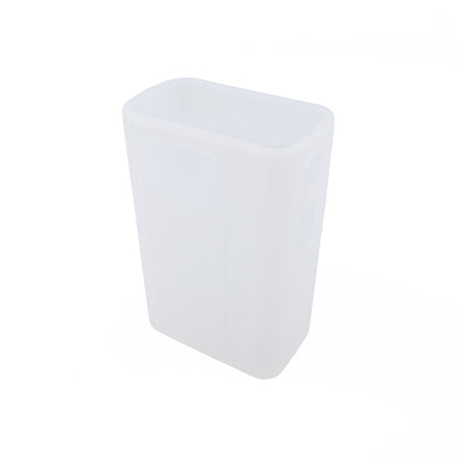 The Prestaflator GO Silicone Case by Prestacycle is a translucent, rectangular silicone protective cover with rounded edges, custom-fit for your accessory, shown standing upright against a white background.