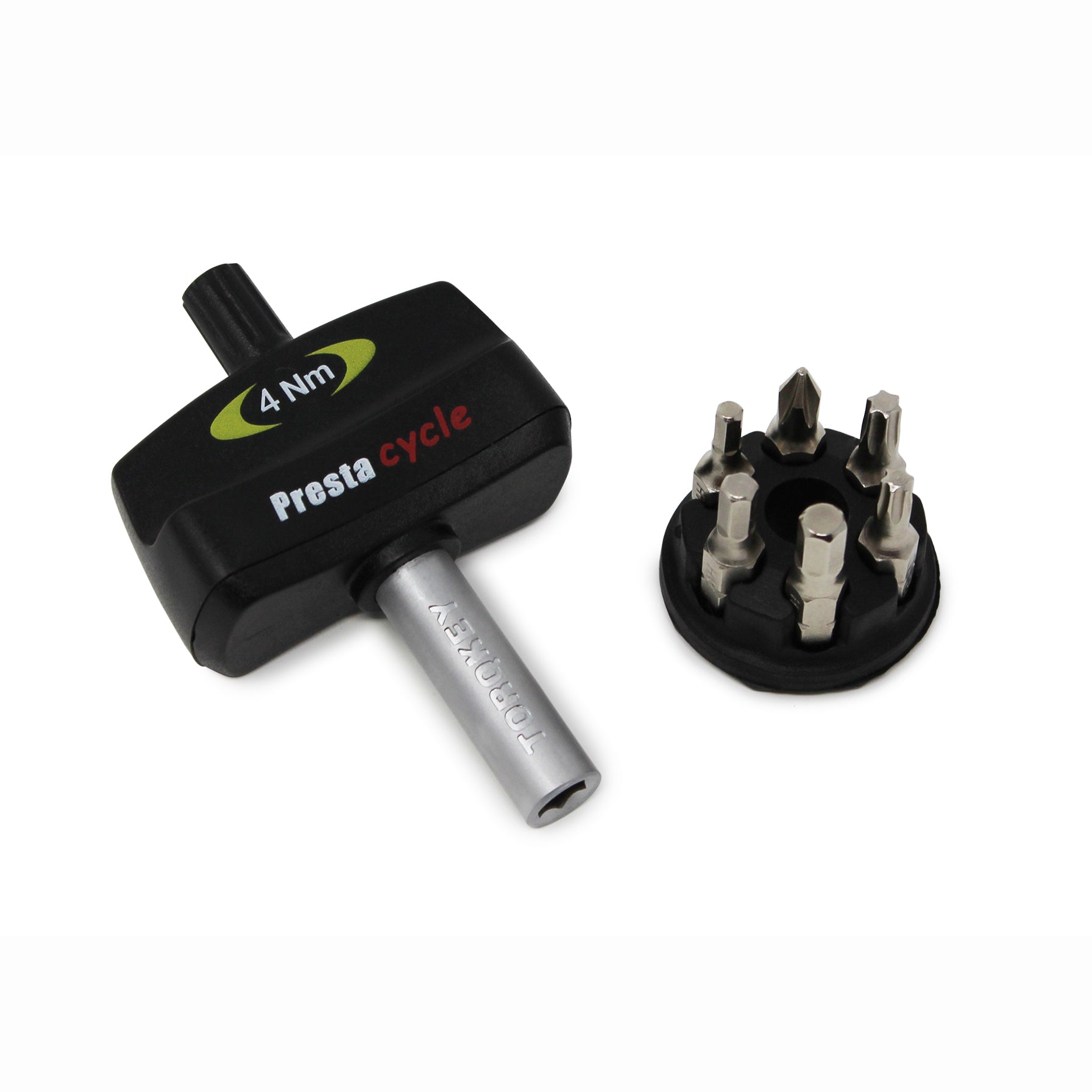 Mini TorqKeys - Preset Torque Tool w/6 Bits &amp; Holder - 2Nm, 3Nm, 4Nm &amp; 5Nm Bundle - Prestacycle EU