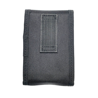 A black nylon Prestacycle T-Ratchet Pro Wallet Kit pouch with a textured surface, reinforced edges, and a horizontal front strap is designed to hold Bicycle Hand Tools. Photographed against a white background.